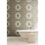 Inner Beauty Off White Wallpaper with Abstract Bohemian Motif - York DN3717