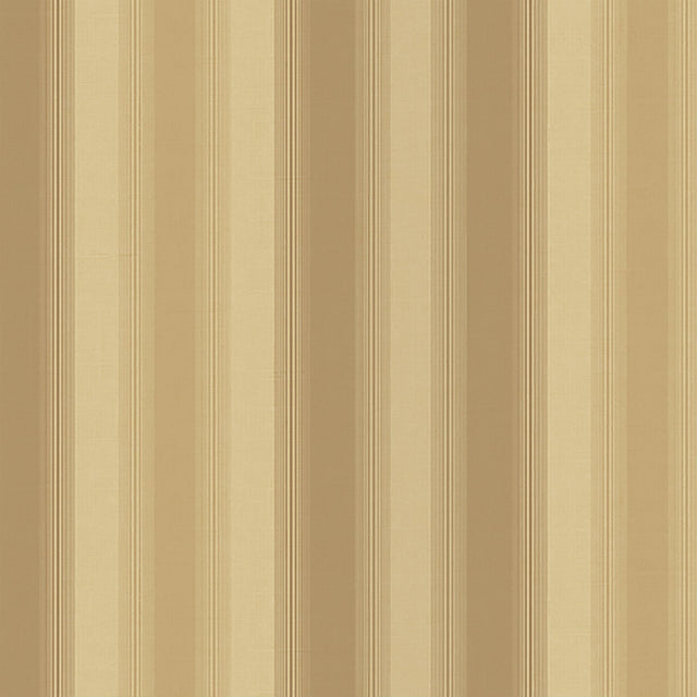 Luca Coffee Stripe Wallpaper with Traditional Stripes Pattern, Easy Walls Prepasted - Lucky Day DRT71509