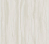 Fantasy Faux Bois White & Pearl Wallpaper with Metallic Woodgrain Motif - York DT5033