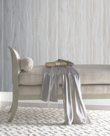 Fantasy Faux Bois Grey & White Wallpaper with Contemporary Woodgrain Motif - York DT5034