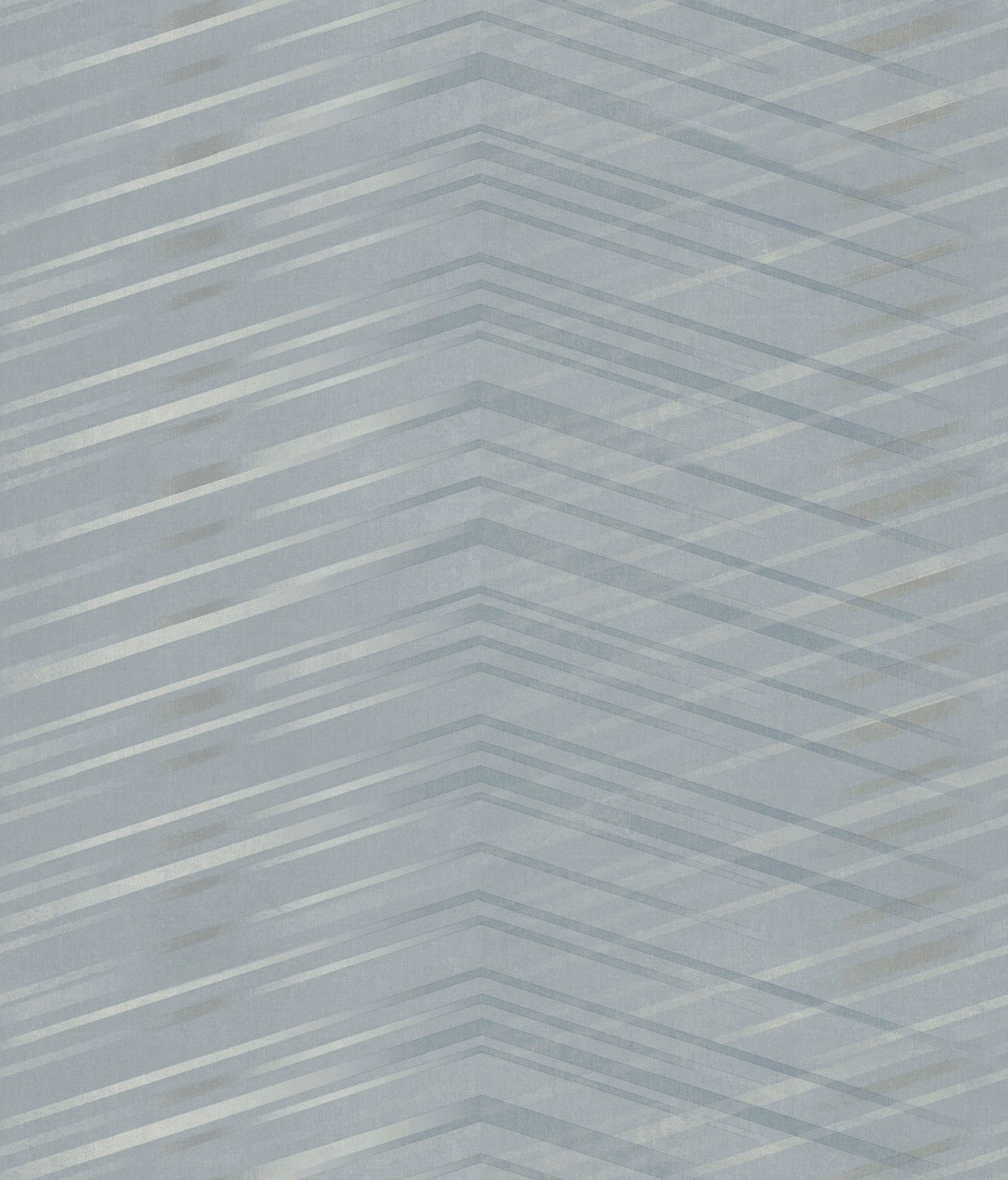 Glistening Chevron Smokey Blue Wallpaper with Metallic Geometric Chevron Pattern - York DT5051