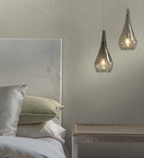 Dazzle Silver Textured Non Woven Wallpaper with Glass Glitter - York DT5093