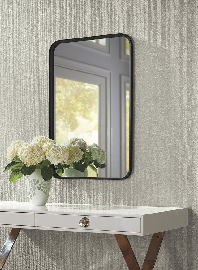 Dazzle Tan Textured Wallpaper with Art Deco Vertical Shimmer - York DT5094