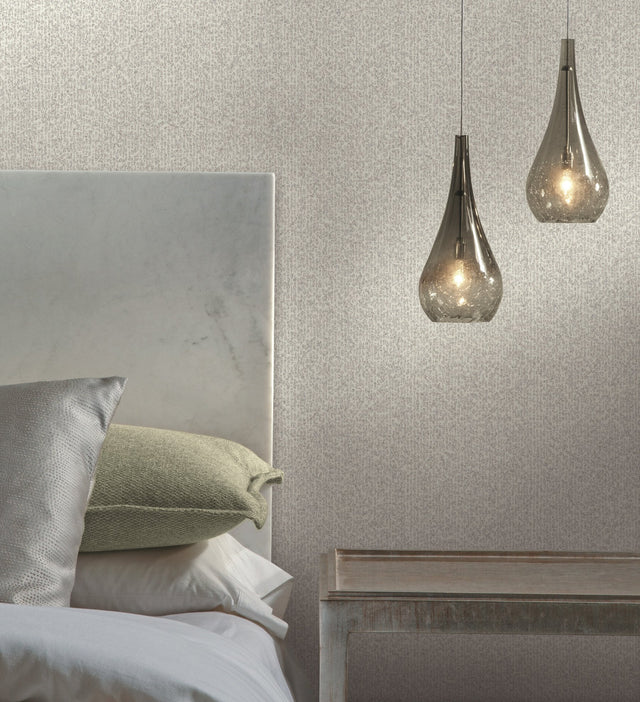 Dazzle White Textured Wallpaper with Sand and Glass Glitter - York DT5095