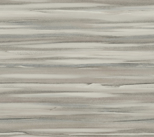 Sanctuary Grey Wallpaper with Striped Watercolor Effect - York DT5123