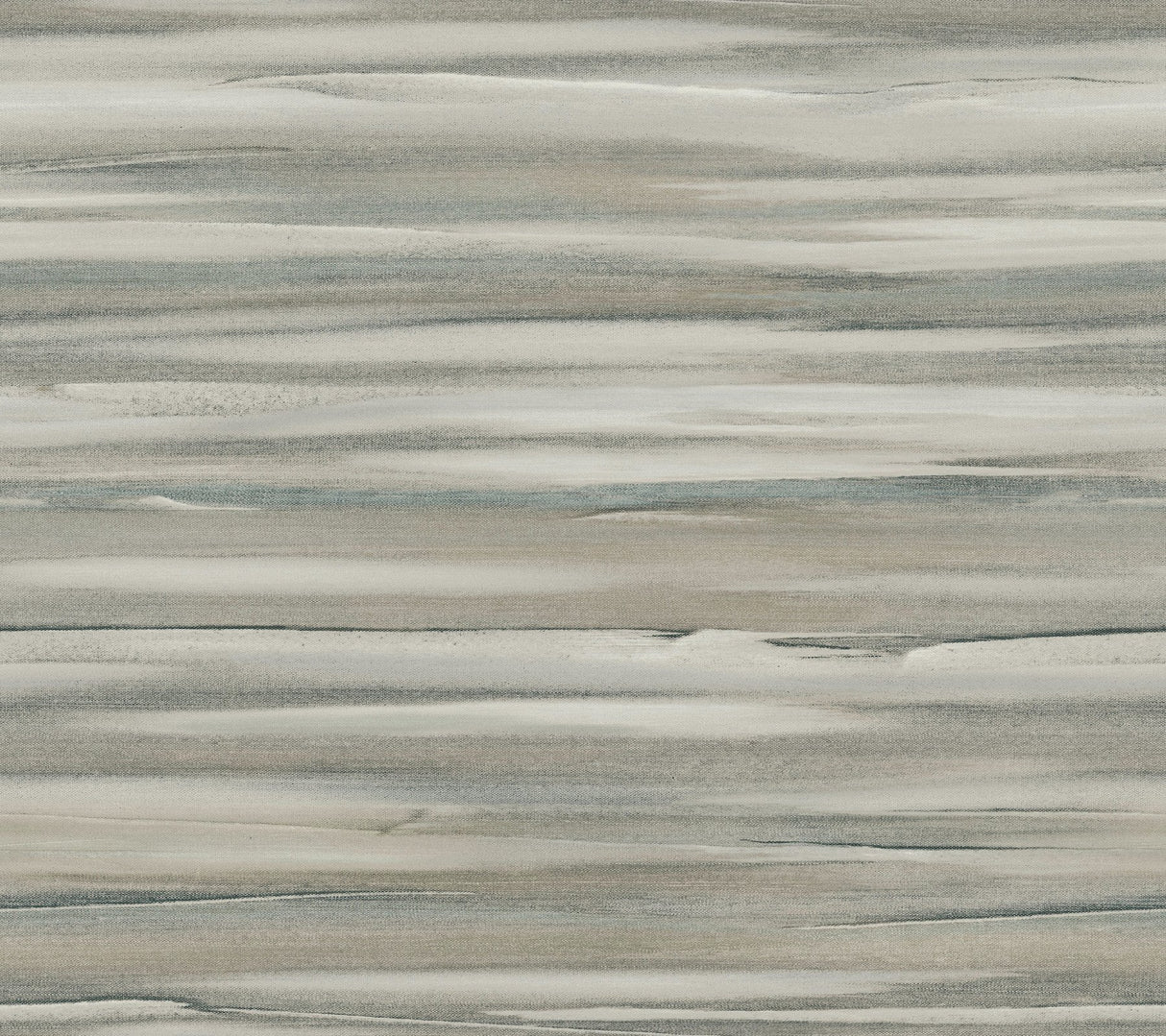 Sanctuary Green Wallpaper with Horizontal Watercolor Stripe Motif - York DT5126