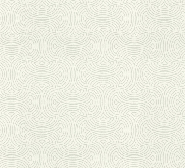 Hourglass White Geometric Non Woven Wallpaper - York DT5142