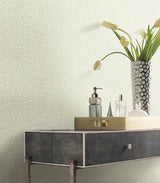 Hourglass White Geometric Non Woven Wallpaper - York DT5142