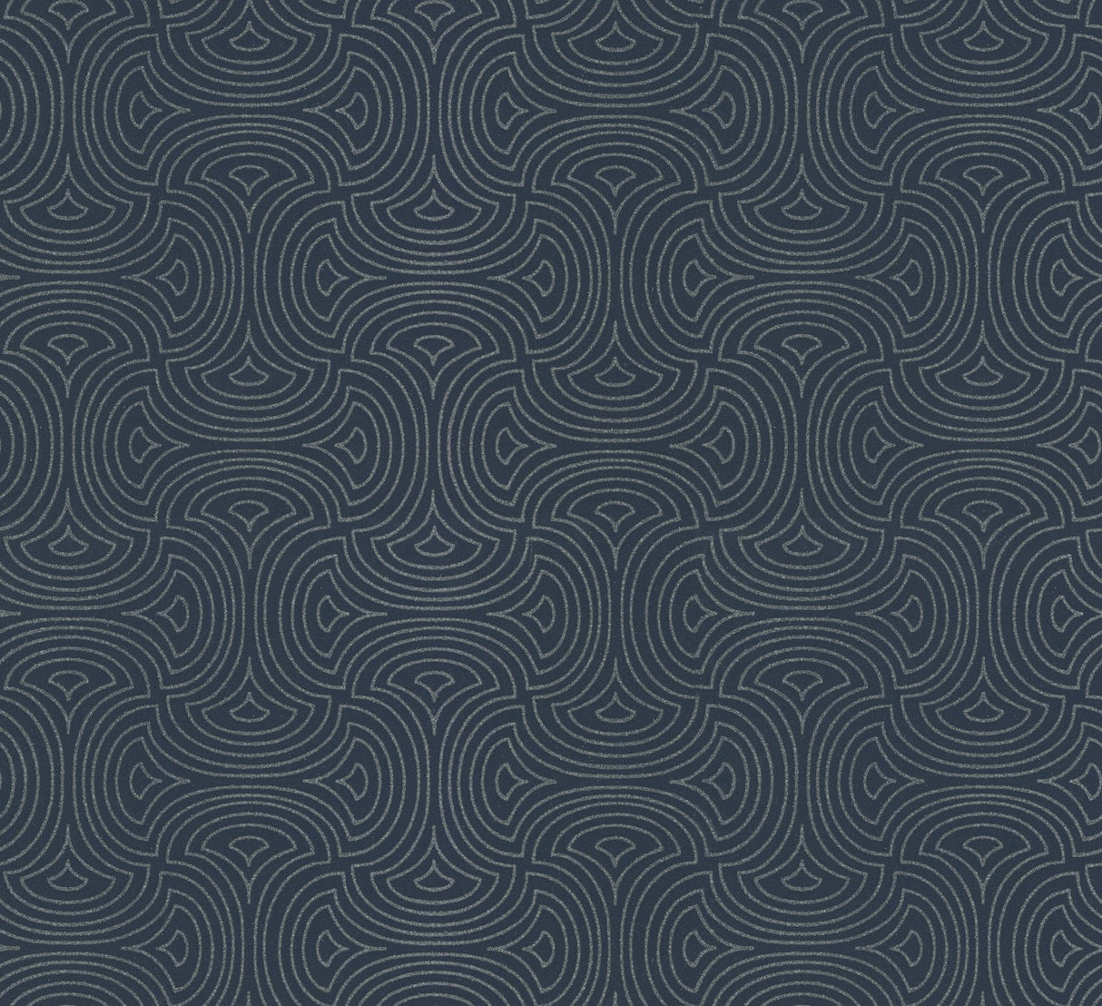 Hourglass Navy Geometric Non Woven Wallpaper - York DT5143