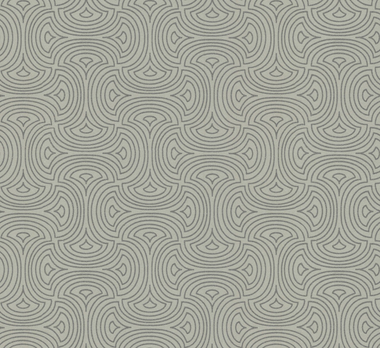 Hourglass Silver Geometric Non Woven Wallpaper - York DT5144