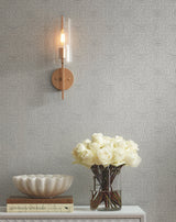 Hourglass Silver Geometric Non Woven Wallpaper - York DT5144