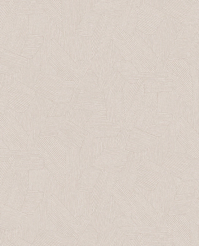 Clio Taupe Lined Geometric Wallpaper with Abstract Modern Pattern - Eijffinger EJ318000