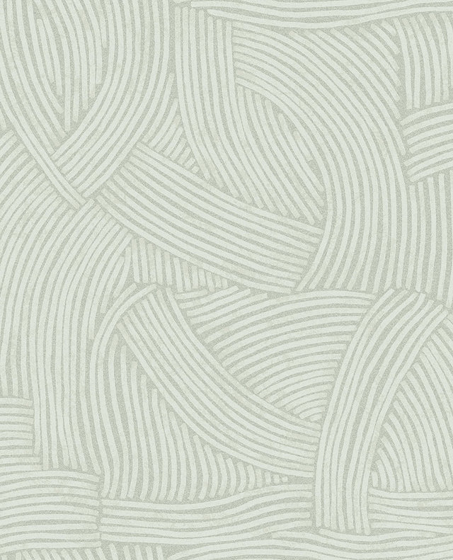 Freesia Light Grey Abstract Woven Wallpaper with Modern Graphic Pattern - Eijffinger EJ318014