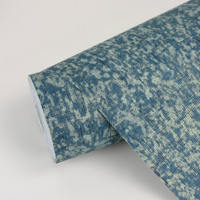 Agnetha Teal Texture Wallpaper