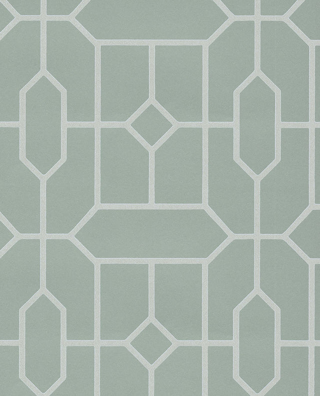 Johan Sage Trellis Wallpaper