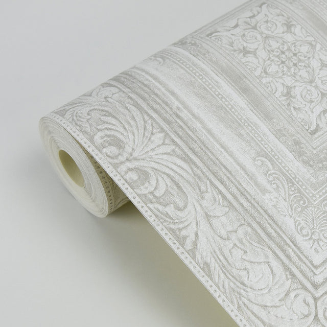 Olsson Off White Wood Panel Wallpaper
