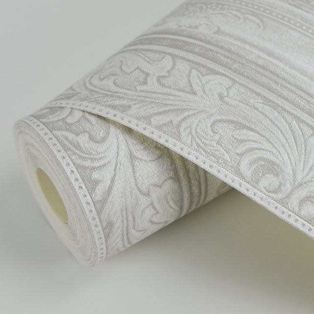 Olsson Off White Wood Panel Wallpaper
