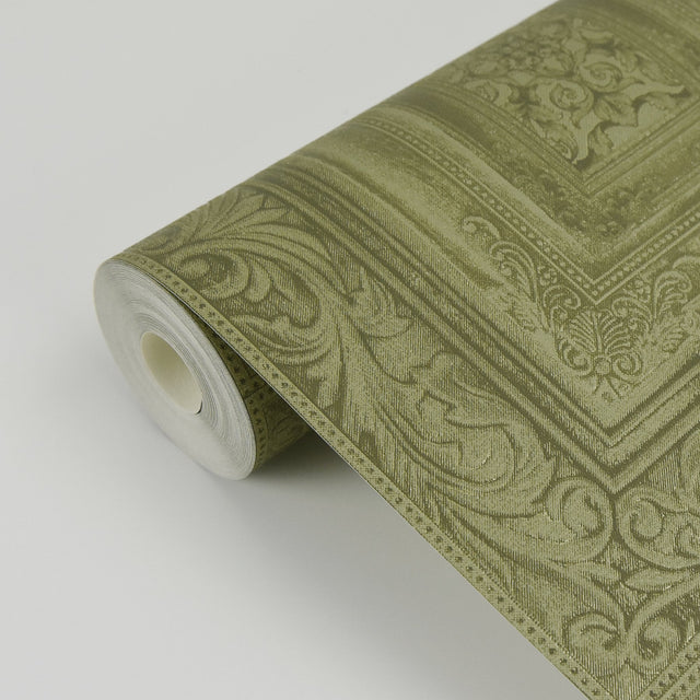 Olsson Moss Wood Panel Wallpaper