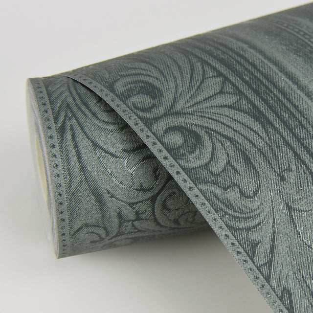 Olsson Dark Green Wood Panel Wallpaper
