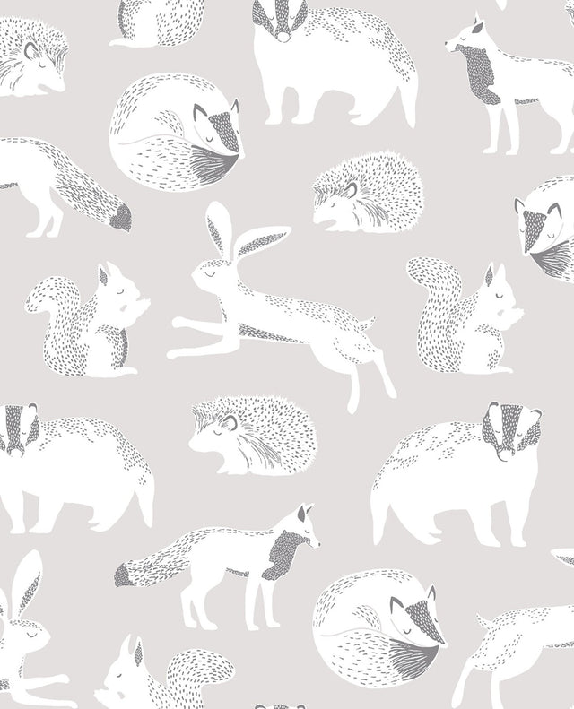 Mickel Neutral Animals Wallpaper