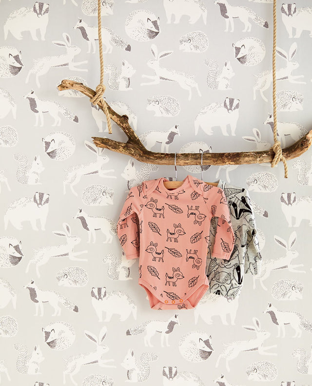 Mickel Neutral Animals Wallpaper