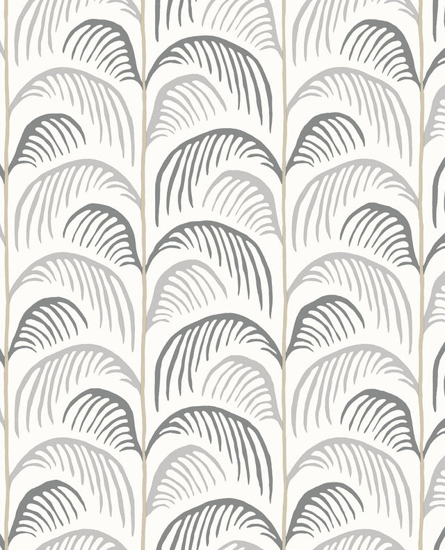 Altruria Grey Tree Wallpaper