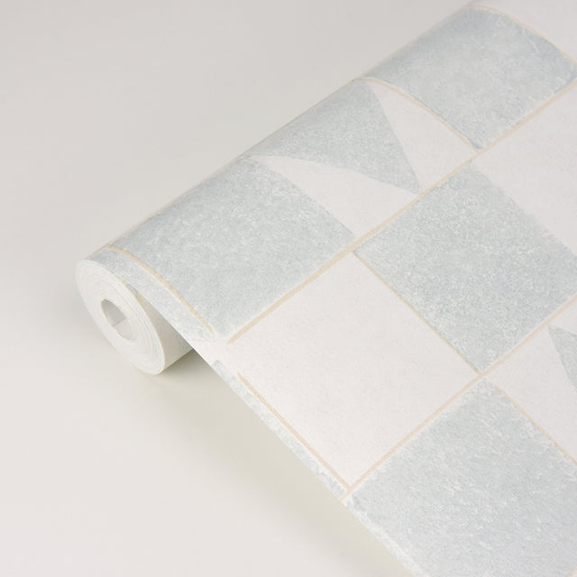 Robyn Grey Geometric Wallpaper