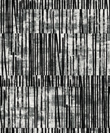 Serapha Lines striped wallpaper in black and grey with metallic accents