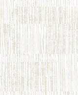 Serapha Lines wallpaper in Plaster with subtle metallic-accent linear stripe pattern (close-up).