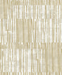 Serapha Lines wallpaper in Honey with metallic accents and contemporary stripe pattern