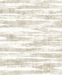Nebulite wallpaper in Latte with abstract layered brushstroke design and subtle metallic accents