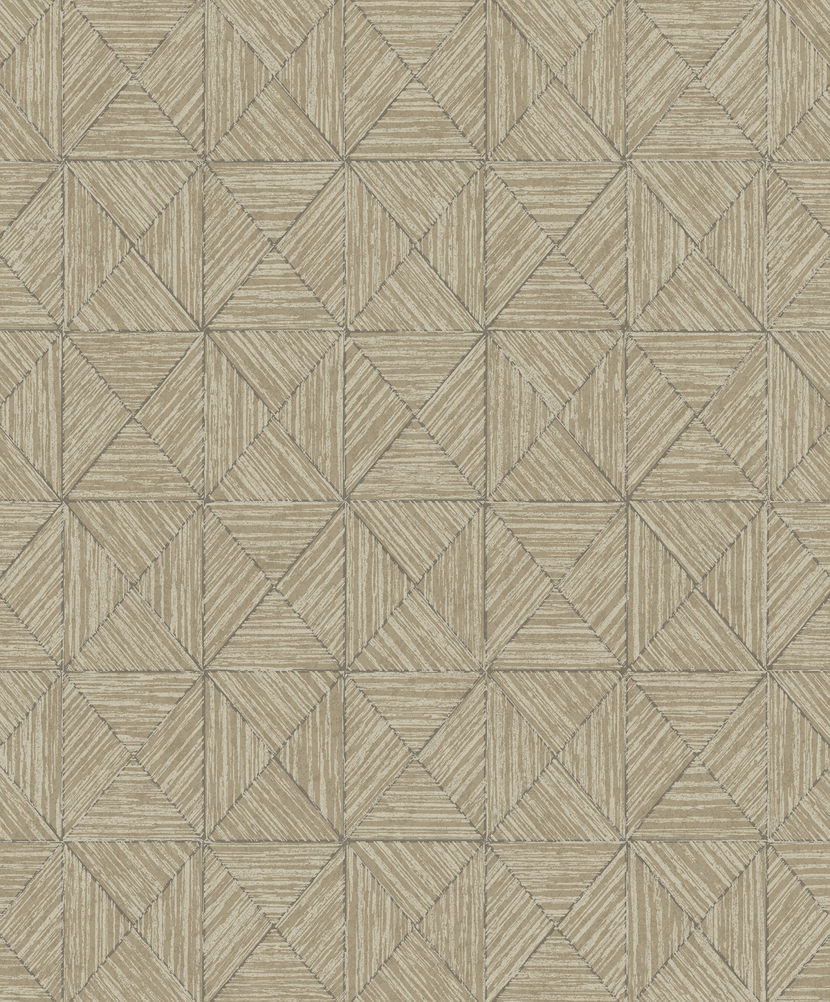 Lunoria burlap beige geometric wallpaper with matte finish