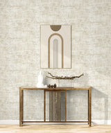 Nimbus Oat by Neutral Elements Metallic Textured Faux Wallpaper – Seabrook Designs EL20705