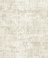 Nimbus oat beige textured faux wallpaper with subtle metallic accents
