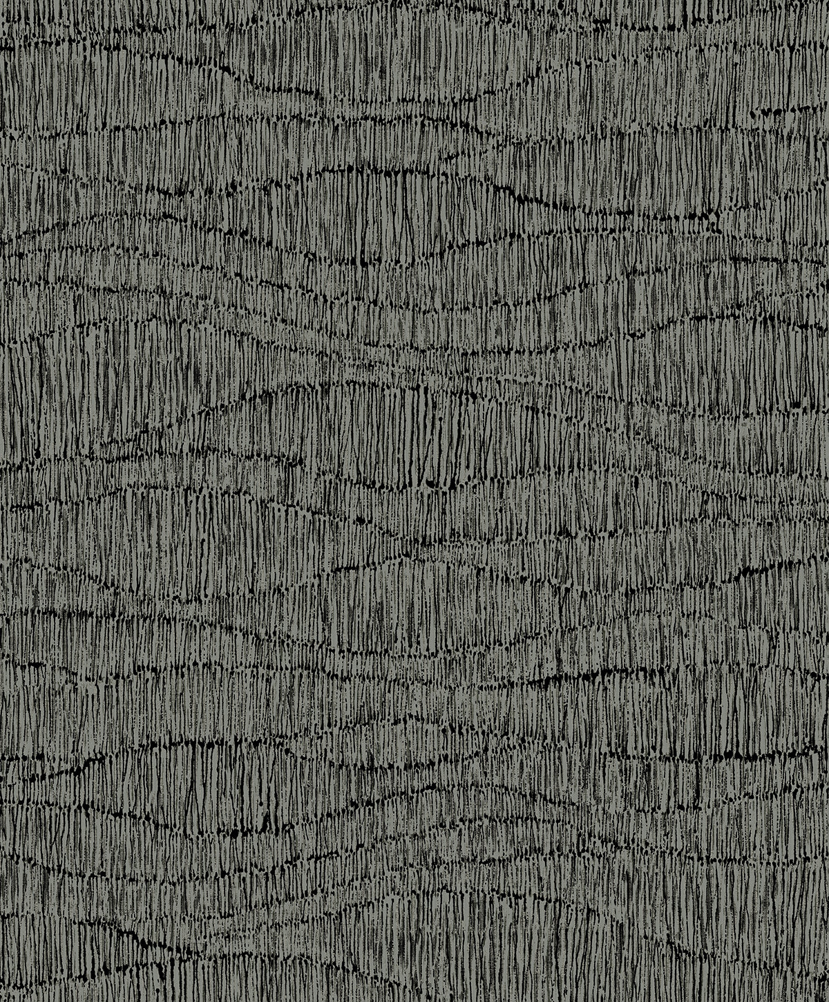 Tatiana Waves charcoal abstract wave texture wallpaper with metallic accents