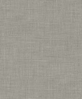 Vespia faux linen texture wallpaper in Pavestone gray