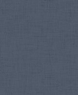 Stormy Bay blue faux linen texture wallpaper by Seabrook Designs (Vespia)