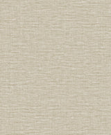 Opalind wheat faux linen textured wallpaper with subtle metallic accents