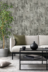 Nymera Shadow by Neutral Elements Metallic Faux Texture Wallpaper- Seabrook Designs EL21400