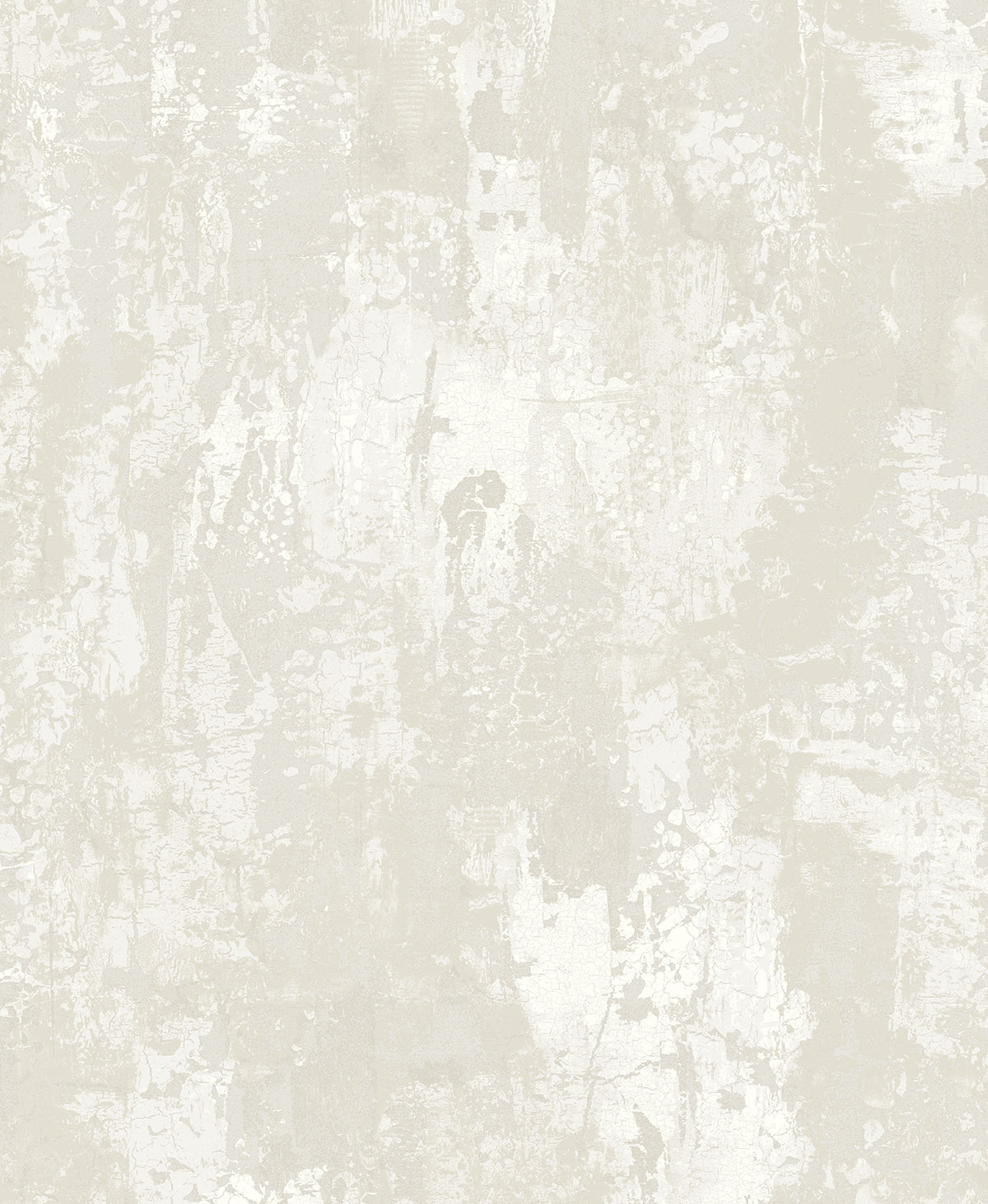 Nymera wallpaper in Moon colorway with soft faux plaster texture and metallic accents