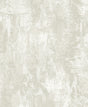 Nymera wallpaper in Snow, a light ivory faux plaster texture with subtle metallic accents.