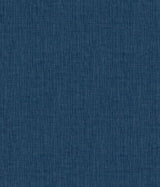 Sweet Grass Blue Textured Faux Grasscloth Prepasted Wallpaper - York ER8243