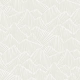Ridge & Valley Grey Peel & Stick Wallpaper with Modern Geometric Abstract Pattern - NuWallpaper ESS6024