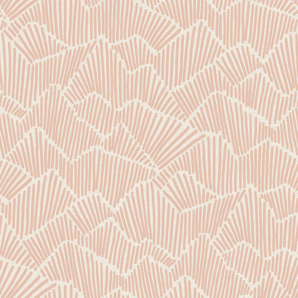 Ridge & Valley Clay Peel & Stick Wallpaper with Modern Geometric Pattern - NuWallpaper ESS6025