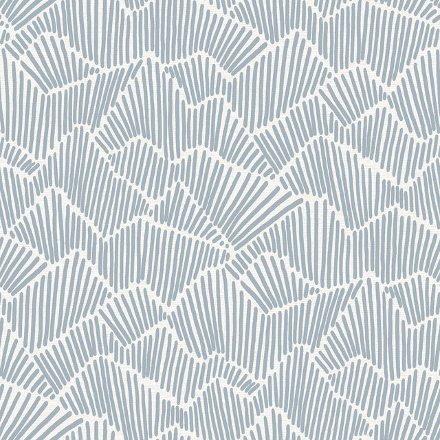 Ridge & Valley Periwinkle Peel & Stick Wallpaper with Modern Geometric Pattern - Brewster ESS6026