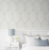Athena Palm Sea Salt by Etten Studios Online Botanical Palm Wallpaper – Etten Studios ET10805