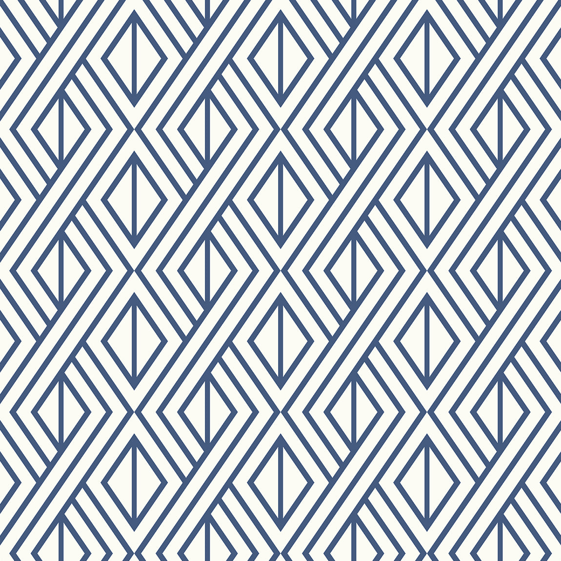 Diamond Weave Navy Blue by Etten Studios Online Geometric Wallpaper – Etten Studios ET11002 -Sample