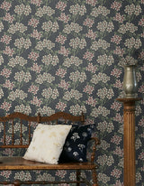 Floral Vine Smoke & Laurel Green by Legacy Prints Vintage Floral Wallpaper – Etten Studios ET12010