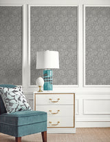 Tonal Floral Trail Argos Grey by Legacy Prints Floral Trail Wallpaper – Etten Studios ET12507