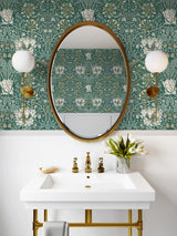 Ogee Flora Everglades & Buttercup by Legacy Prints Floral Wallpaper- Etten Studios ET12604